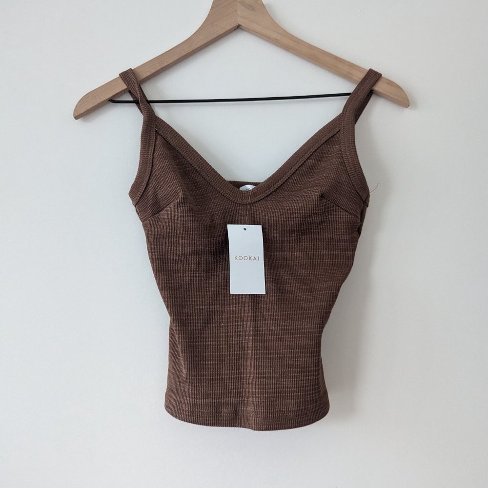 NWOT Kookai Dayton Top Brownie Marle